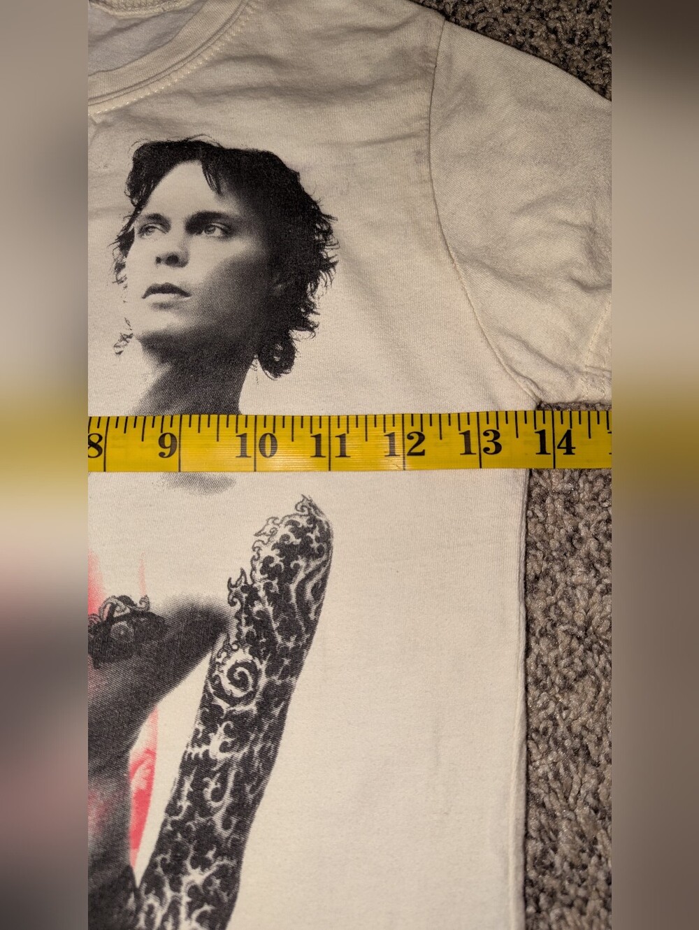 HIM HEARTAGRAM VILLE VALO BAND TEE GIRLY XS - Picture 10 of 12